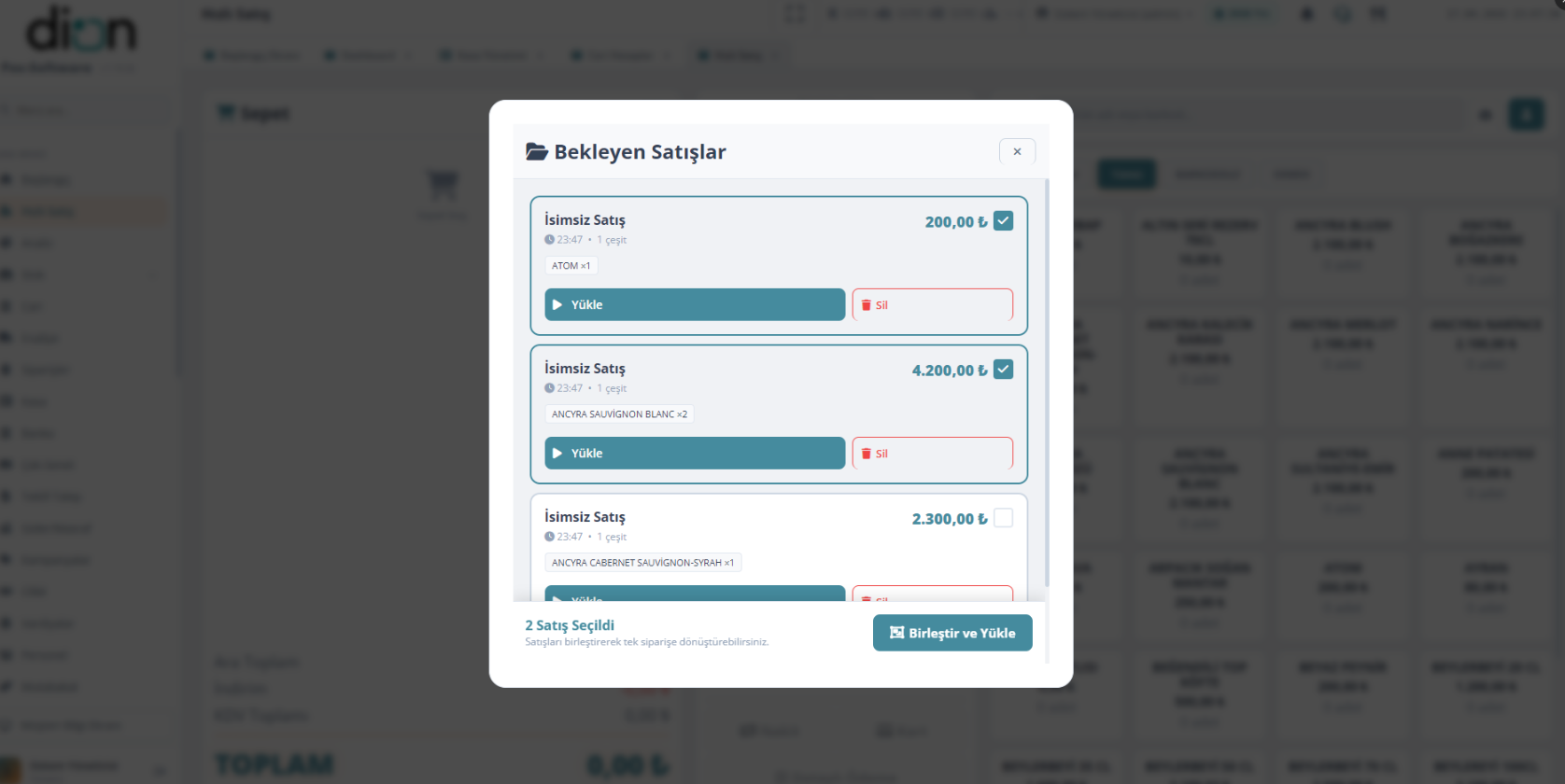 POS Sistemi ekran görüntüsü 4